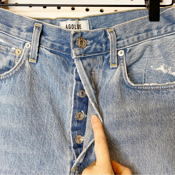 Agolde | 90s Mid Rise Straight Fit Jeans A089C-811Sz. 28 - Picture 5 of 11